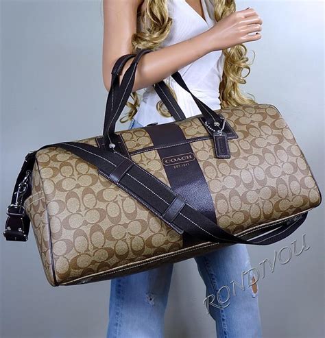 coach duffle bag women's|coach overnight bag outlet.